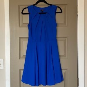 Express A-Line blue dress